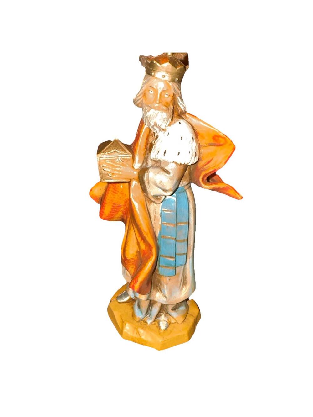 Vintage Fontanini Italy 5" Scale 3 Wise Men Figurine Nativity King Melchior Heir